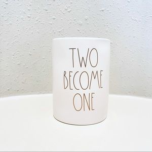 Rae Dunn “Two Become One” Scent Candle OS NEW